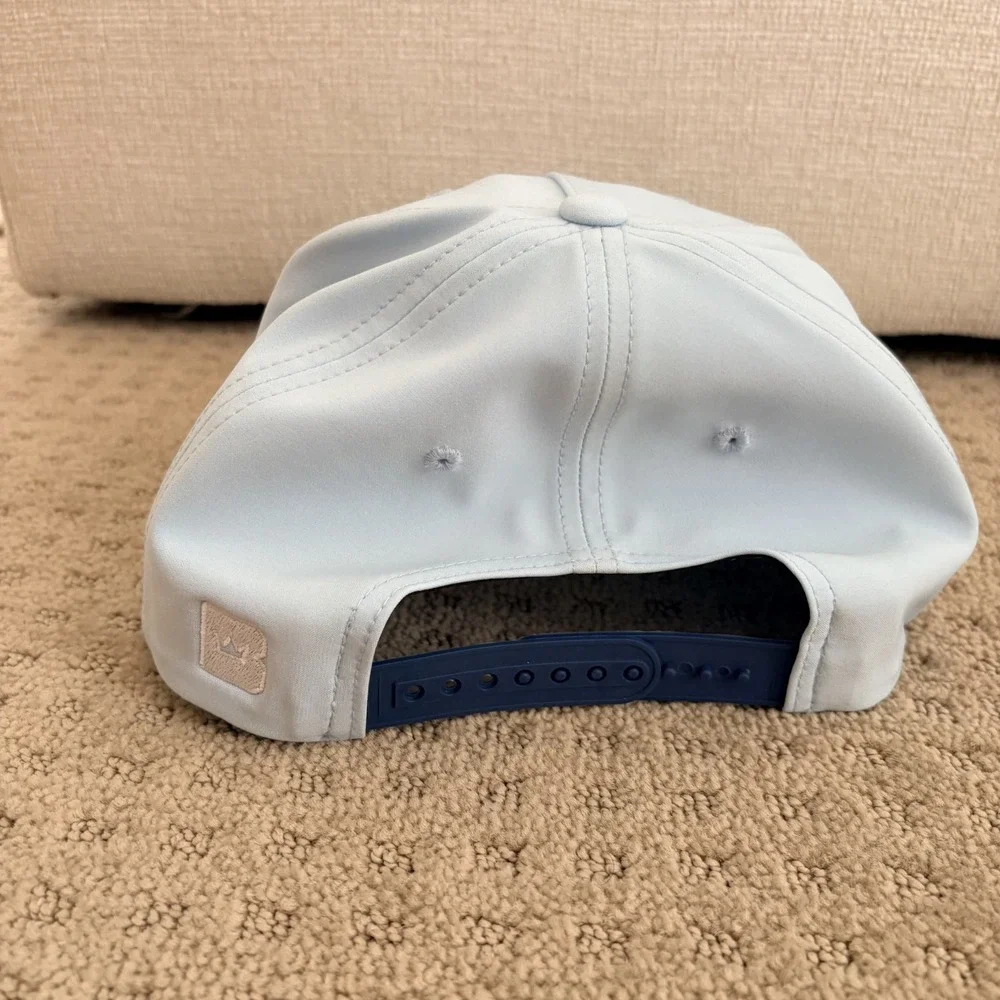 Swannies Adjustable Snapback Golf Logo Hat in Light Blue NWOT